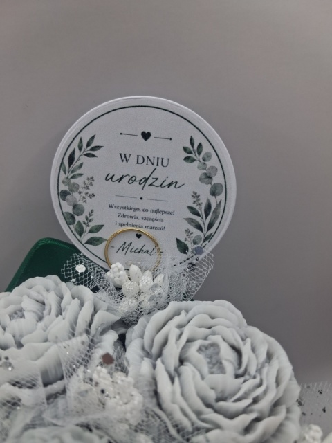 Bukiet Mydlany Róże Piwonie Flower Box Prezent Urodzinowy Handmade