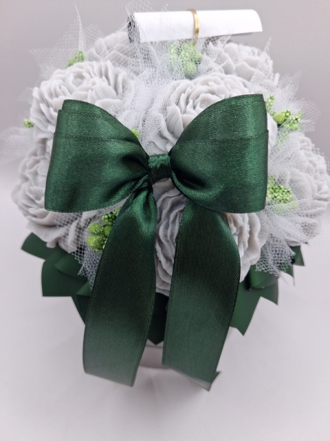 Flower Box Premium Szaro-Zielony – Ukryte w Kwiatach