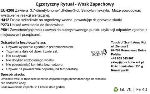 Woski Zapachowe Sojowe w Słoiku 130 g – Kolekcja Rytuałów | Ręcznie Robione | Idealne na Prezent